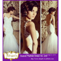 2014 New Fashion Elegant A-Line Soft Tulle Custom Made Lace Backless Bridal Gown 2014 Wedding Dresses